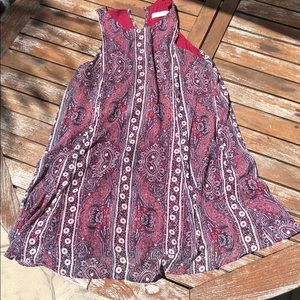 Printed swing dress